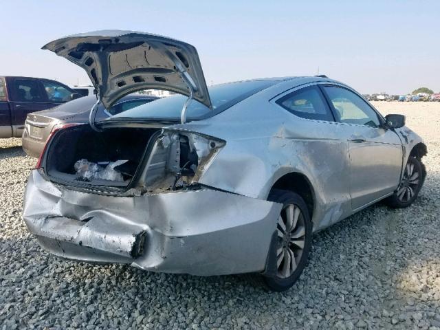 1HGCS12728A002279 - 2008 HONDA ACCORD EX SILVER photo 4