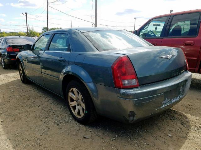 2C3JA43R85H503804 - 2005 CHRYSLER 300 BLUE photo 3