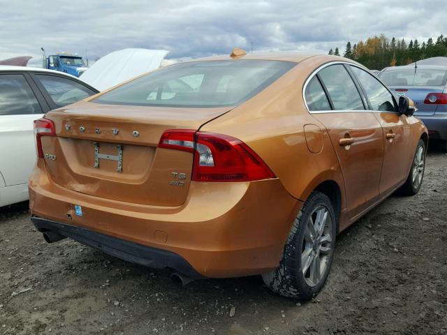 YV1902FH5B2006037 - 2011 VOLVO S60 T6 ORANGE photo 4