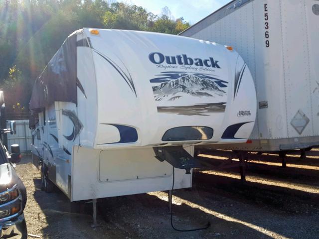 4YDF32523AR630886 - 2010 KEYSTONE OUTBACK WHITE photo 1