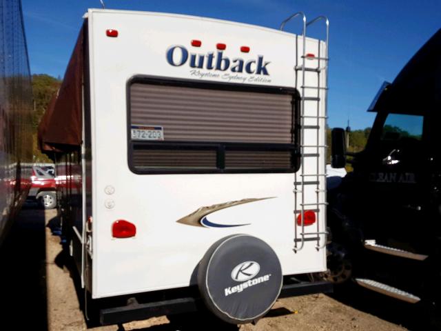 4YDF32523AR630886 - 2010 KEYSTONE OUTBACK WHITE photo 3