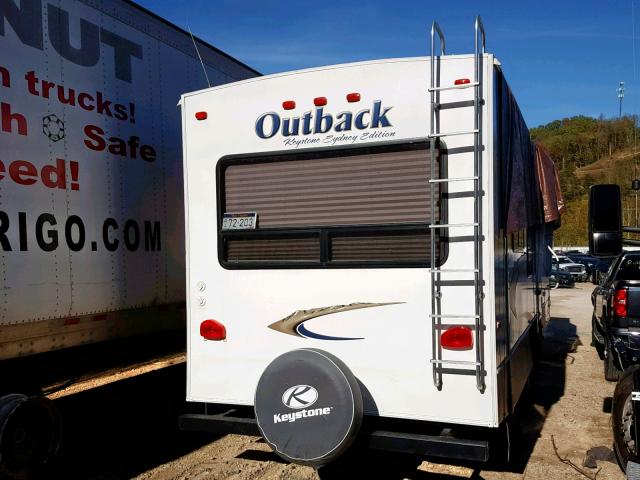 4YDF32523AR630886 - 2010 KEYSTONE OUTBACK WHITE photo 4