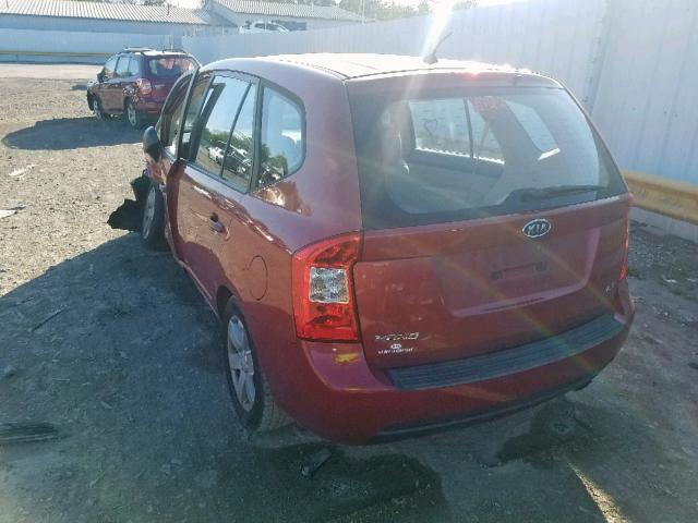 KNAFG525177051288 - 2007 KIA RONDO BASE ORANGE photo 3