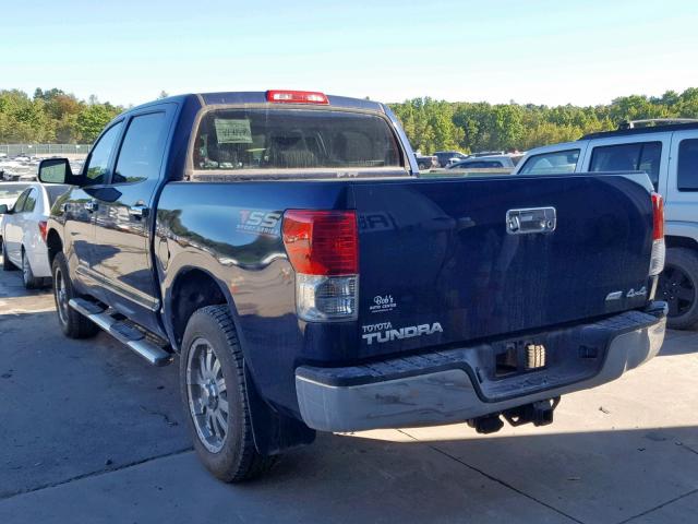 5TFDW5F17CX247573 - 2012 TOYOTA TUNDRA CRE BLUE photo 3