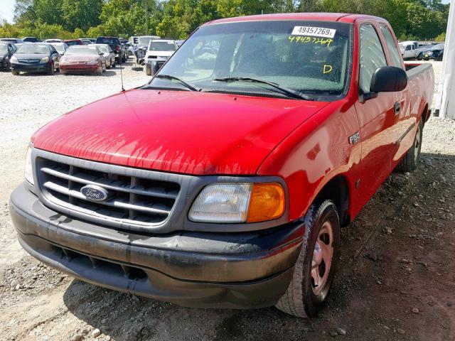 2FTRX17284CA86673 - 2004 FORD F-150 HERI RED photo 2