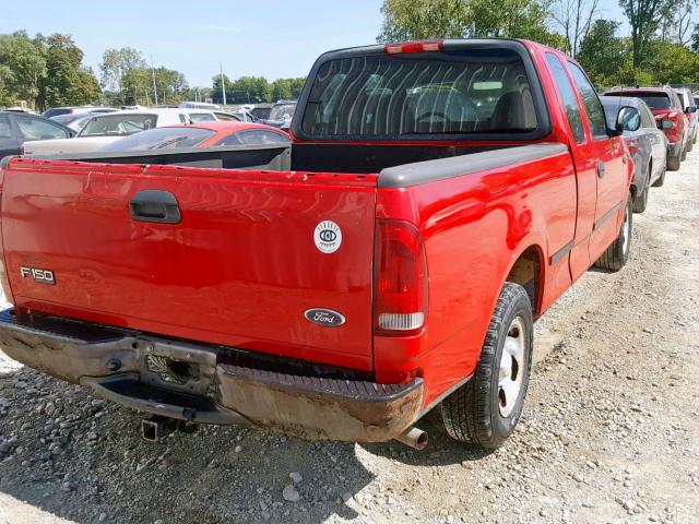 2FTRX17284CA86673 - 2004 FORD F-150 HERI RED photo 4