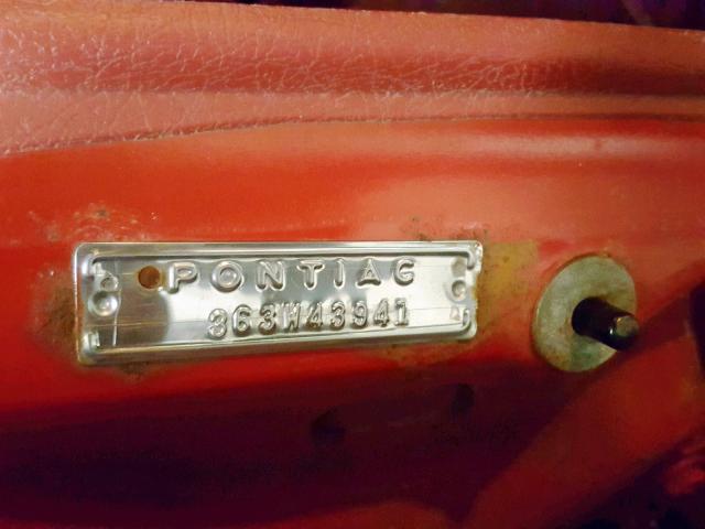 363W43941 - 1963 PONTIAC CATALINA RED photo 10