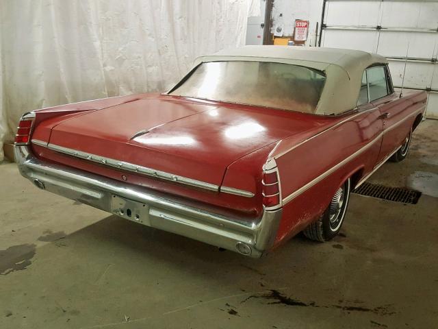 363W43941 - 1963 PONTIAC CATALINA RED photo 4