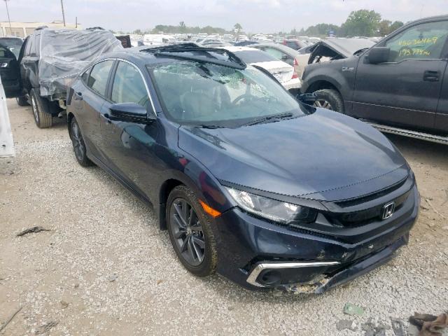 JHMFC1F34KX005249 - 2019 HONDA CIVIC EX GRAY photo 1