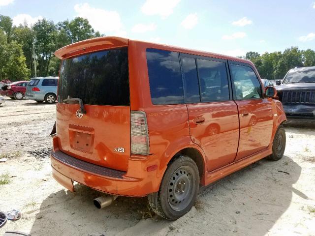 JTLKT334240164019 - 2004 TOYOTA SCION XB 橙色 照片 4