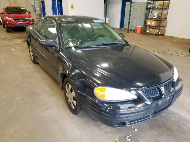 1G2NE12F02C288526 - 2002 PONTIAC GRAND AM S BLACK photo 1