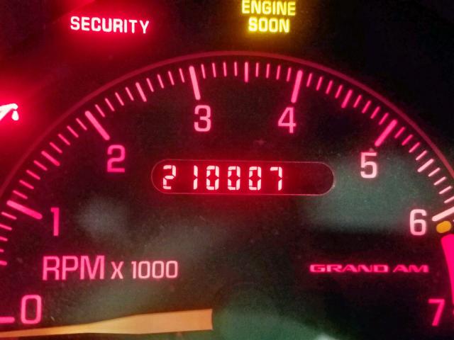 1G2NE12F02C288526 - 2002 PONTIAC GRAND AM S BLACK photo 8