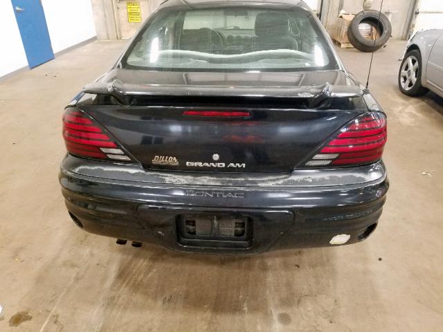1G2NE12F02C288526 - 2002 PONTIAC GRAND AM S BLACK photo 9