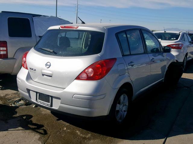 3N1BC1CP2CK255599 - 2012 NISSAN VERSA S SILVER photo 4