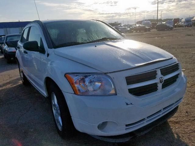 1B3HB48B57D578545 - 2007 DODGE CALIBER SX WHITE photo 1