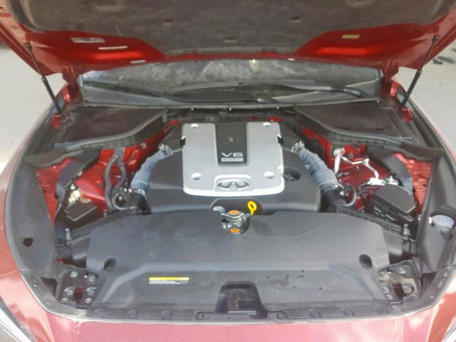 JN1BV7AR4FM422504 - 2015 INFINITI Q50 BASE RED photo 7