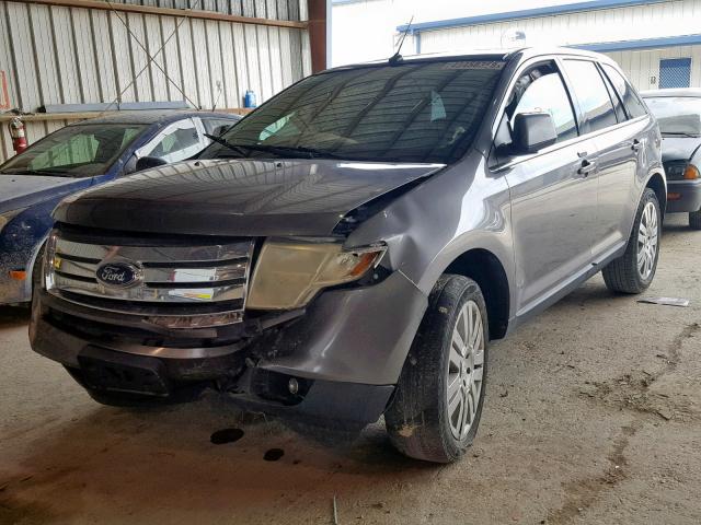 2FMDK3KC6ABA56721 - 2010 FORD EDGE LIMIT GRAY photo 2