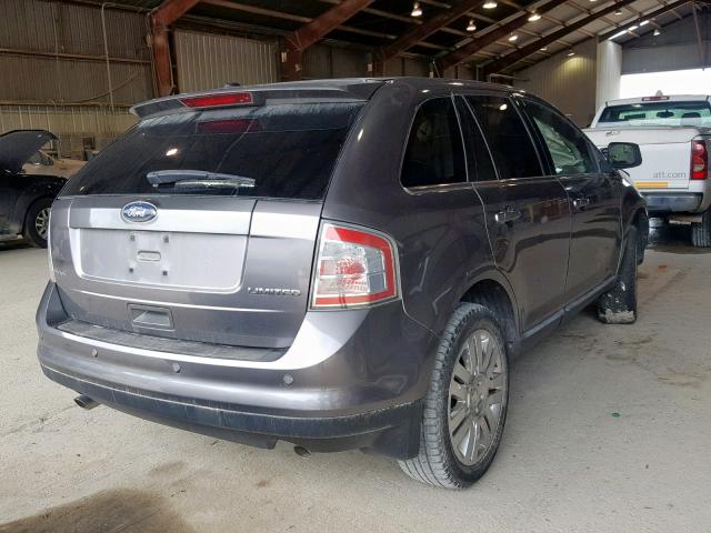 2FMDK3KC6ABA56721 - 2010 FORD EDGE LIMIT GRAY photo 4