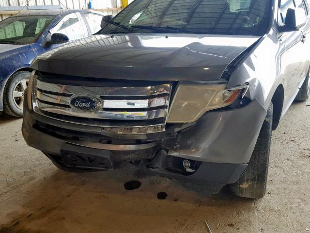 2FMDK3KC6ABA56721 - 2010 FORD EDGE LIMIT GRAY photo 9