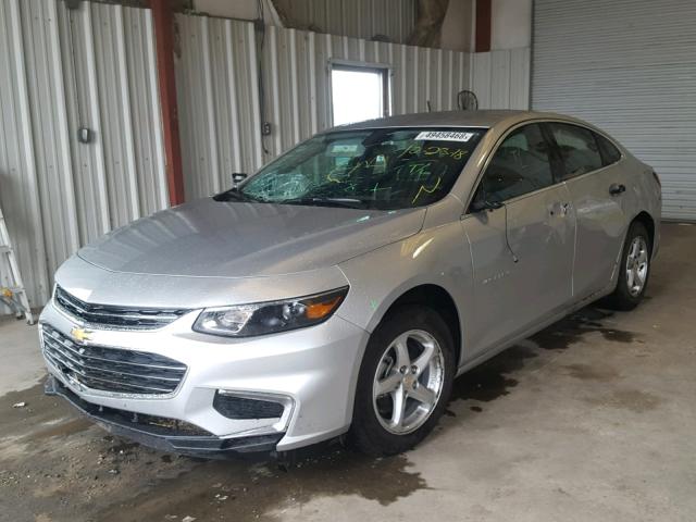 1G1ZB5ST7JF284613 - 2018 CHEVROLET MALIBU LS ვერცხლისფერი ფოტო 2