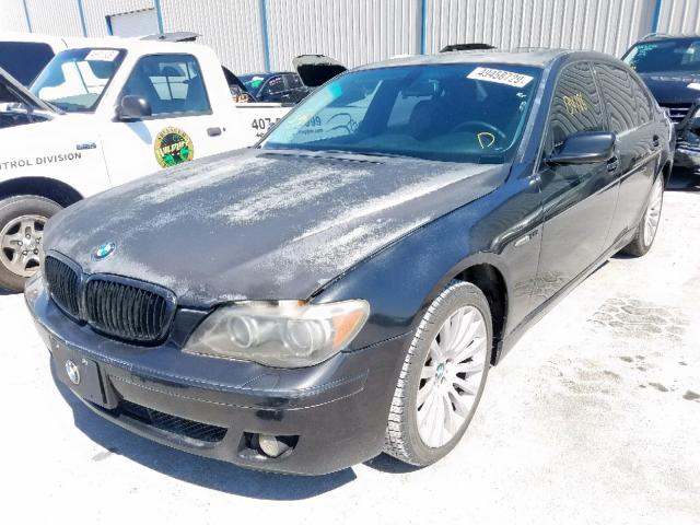 WBAHN03546DD98634 - 2006 BMW 760 LI BLACK photo 2