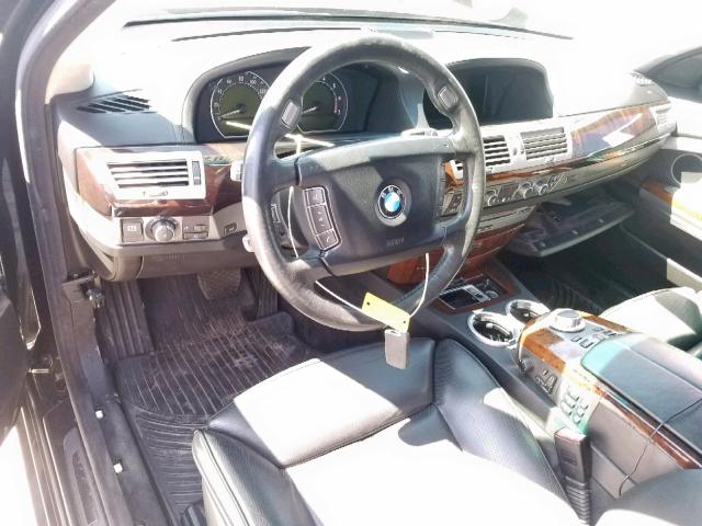 WBAHN03546DD98634 - 2006 BMW 760 LI BLACK photo 9