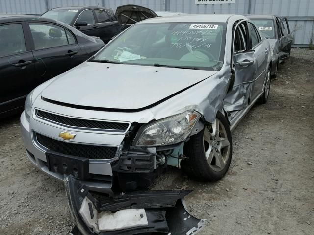 1G1ZB5EU8BF216715 - 2011 CHEVROLET MALIBU LS 银色 照片 2
