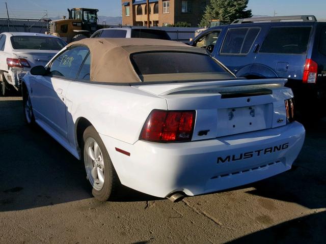 1FAFP45X9XF174262 - 1999 FORD MUSTANG GT WHITE photo 3