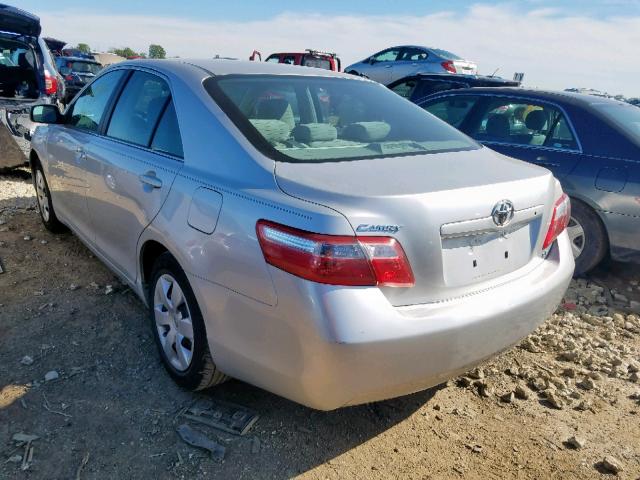 4T4BE46K79R092032 - 2009 TOYOTA CAMRY BASE SILVER photo 3