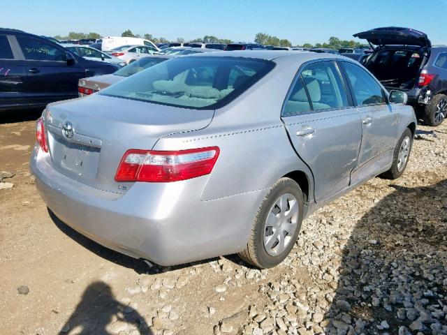 4T4BE46K79R092032 - 2009 TOYOTA CAMRY BASE SILVER photo 4