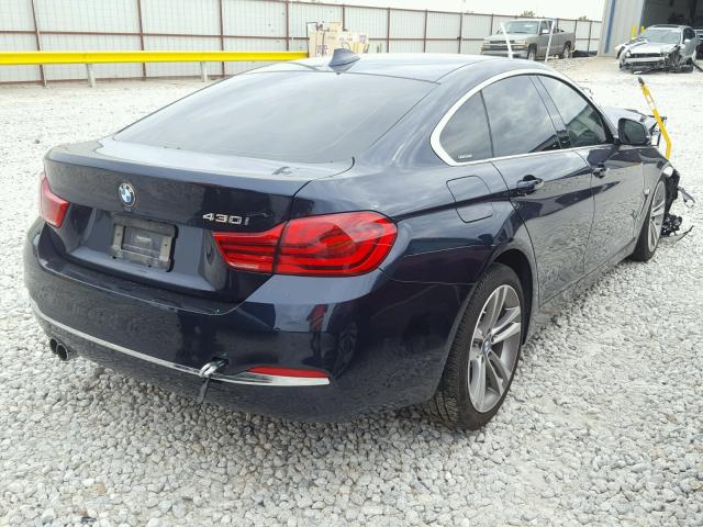 WBA4J1C52JBA30246 - 2018 BMW 430I GRAN BLACK photo 4