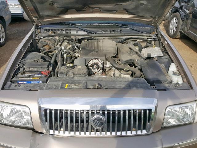 2MEFM75V46X612772 - 2006 MERCURY GRAND MARQ TAN photo 7