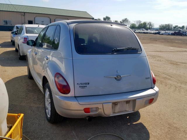 3A8FY58B18T108513 - 2008 CHRYSLER PT CRUISER SILVER photo 3