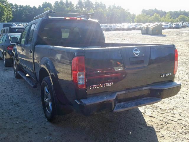 1N6AD09W88C429782 - 2008 NISSAN FRONTIER C BLACK photo 3