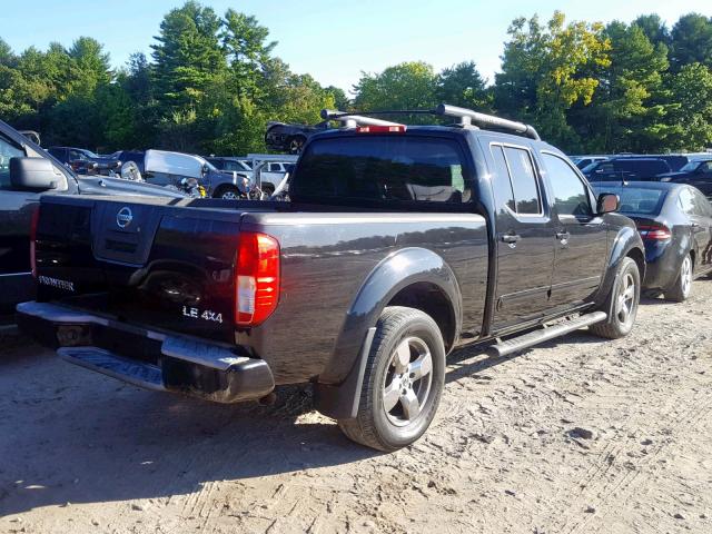 1N6AD09W88C429782 - 2008 NISSAN FRONTIER C BLACK photo 4