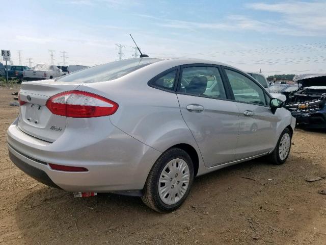 3FADP4AJ5FM128953 - 2015 FORD FIESTA S SILVER photo 4