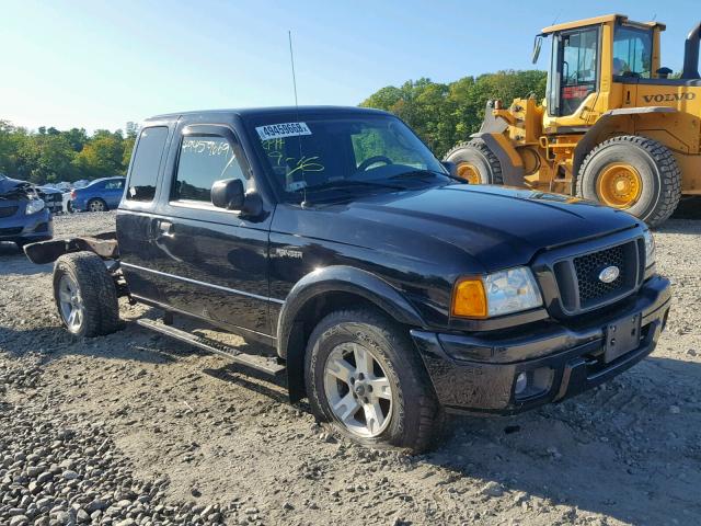 1FTZR45EX5PA45020 - 2005 FORD RANGER SUP BLACK photo 1