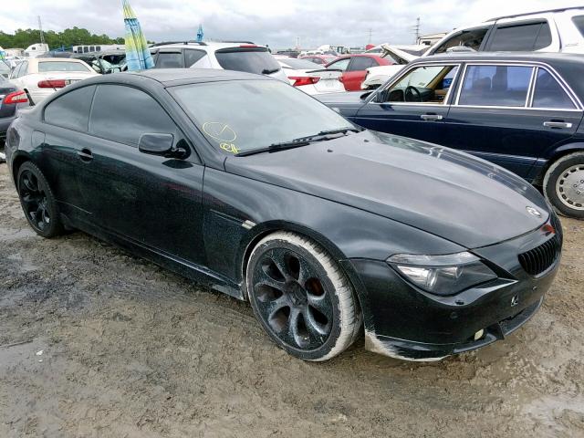 WBAEH13577CR52706 - 2007 BMW 650 I BLACK photo 1