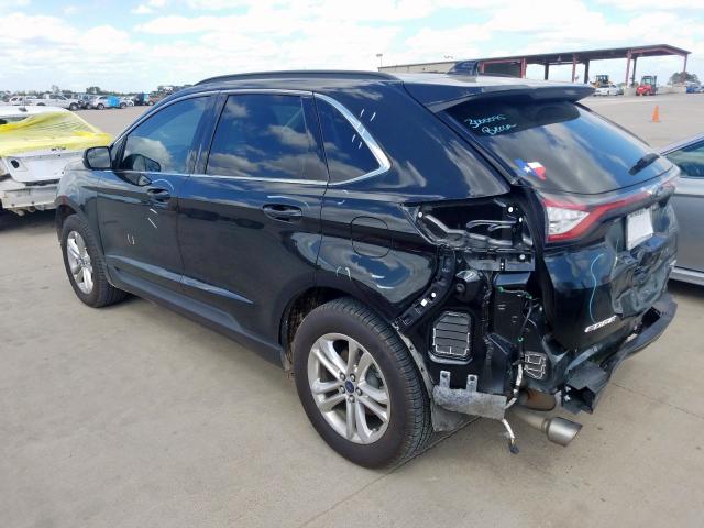 2FMTK4J9XFBC20406 - 2015 FORD EDGE SEL BLACK photo 3