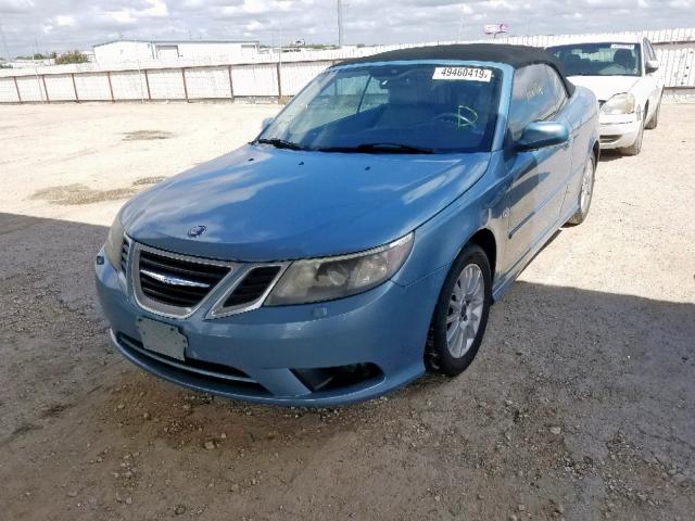 YS3FB79Y086005948 - 2008 SAAB 9-3 2.0T BLUE photo 2