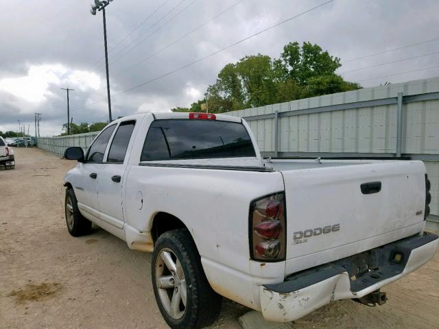 1D7HA18N14S596564 - 2004 DODGE RAM 1500 S WHITE photo 3