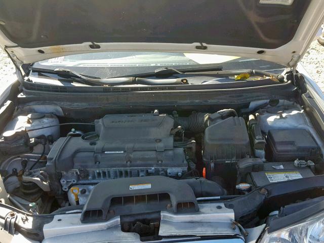 KMHDU4AD4AU920654 - 2010 HYUNDAI ELANTRA BL SILVER photo 7