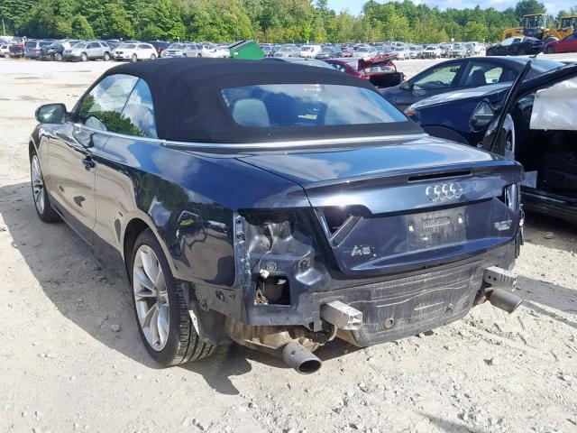 WAULFAFH6DN013128 - 2013 AUDI A5 PREMIUM BLUE photo 3