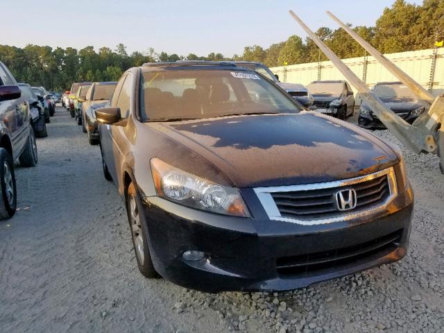 5KBCP3F84AB010669 - 2010 HONDA ACCORD EXL BLACK photo 1