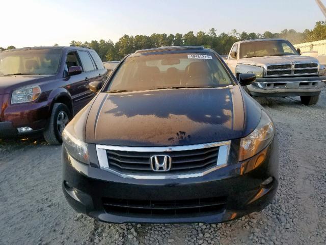 5KBCP3F84AB010669 - 2010 HONDA ACCORD EXL BLACK photo 9