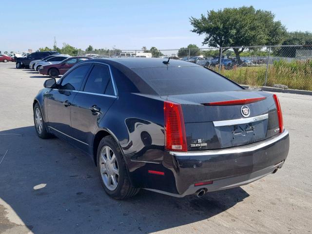 1G6DP57VX80122309 - 2008 CADILLAC CTS HI FEA BLACK photo 3