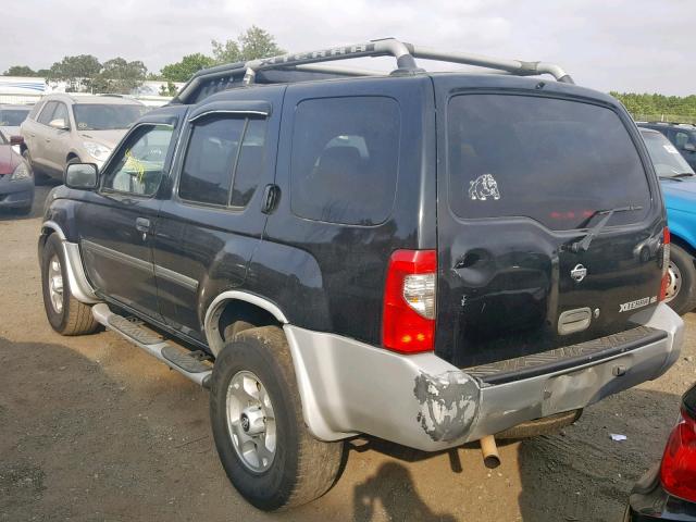 5N1ED28Y1YC517295 - 2000 NISSAN XTERRA XE BLACK photo 3