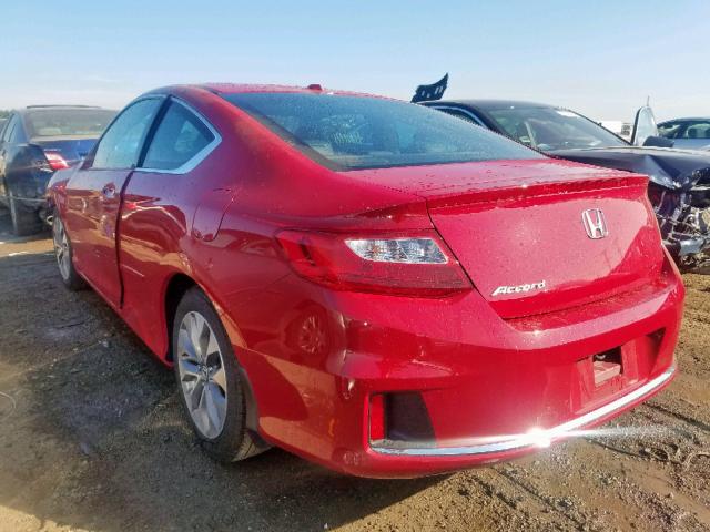 1HGCT1B89FA003285 - 2015 HONDA ACCORD EXL RED photo 3