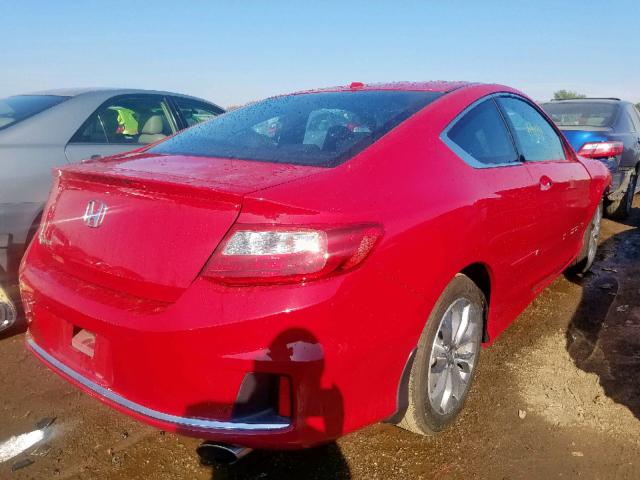 1HGCT1B89FA003285 - 2015 HONDA ACCORD EXL RED photo 4