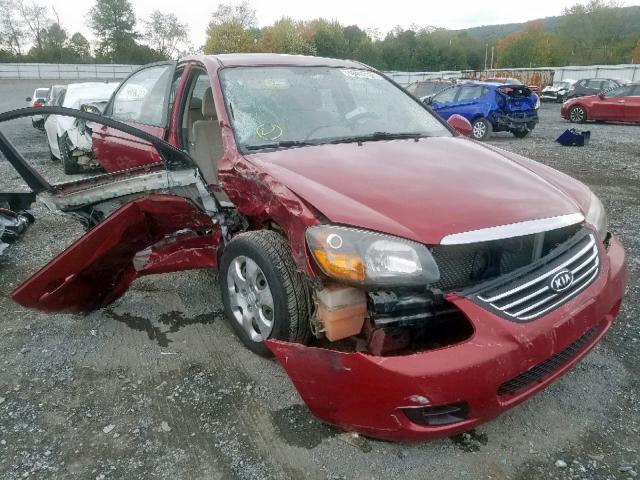 KNAFE222795665366 - 2009 KIA SPECTRA EX MAROON photo 1